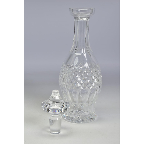 479 - A WATERFORD CRYSTAL COLLEEN DECANTER, stamped to side, height with stopper 34cm