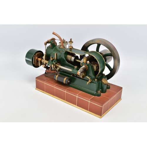 20 - A CENTAUR GAS MODEL HORIZONTAL STATIONARY ENGINE, not tested,  fitted with ignition coil and carbure... 