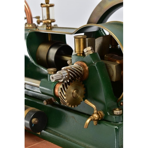 20 - A CENTAUR GAS MODEL HORIZONTAL STATIONARY ENGINE, not tested,  fitted with ignition coil and carbure... 