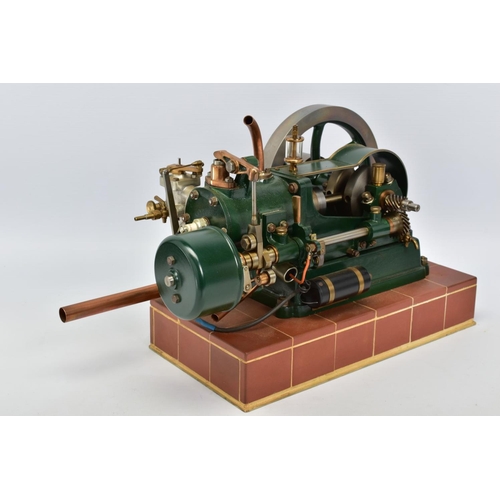 20 - A CENTAUR GAS MODEL HORIZONTAL STATIONARY ENGINE, not tested,  fitted with ignition coil and carbure... 