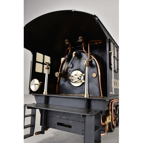 59 - A HANDBUILT 1:16 SCALE 3.5 INCH (89MM) GAUGE LIVE STEAM MODEL OF A CANADIAN NATIONAL RAILWAYS 0-8-0 ... 