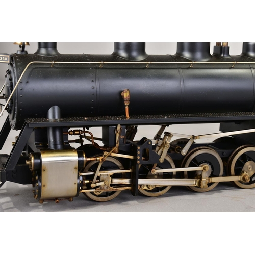 59 - A HANDBUILT 1:16 SCALE 3.5 INCH (89MM) GAUGE LIVE STEAM MODEL OF A CANADIAN NATIONAL RAILWAYS 0-8-0 ... 