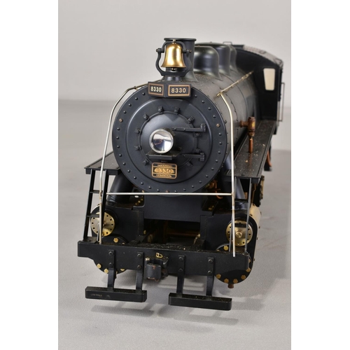 59 - A HANDBUILT 1:16 SCALE 3.5 INCH (89MM) GAUGE LIVE STEAM MODEL OF A CANADIAN NATIONAL RAILWAYS 0-8-0 ... 