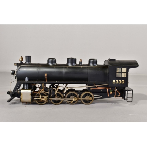 59 - A HANDBUILT 1:16 SCALE 3.5 INCH (89MM) GAUGE LIVE STEAM MODEL OF A CANADIAN NATIONAL RAILWAYS 0-8-0 ... 