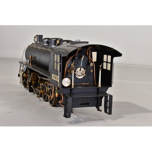 59 - A HANDBUILT 1:16 SCALE 3.5 INCH (89MM) GAUGE LIVE STEAM MODEL OF A CANADIAN NATIONAL RAILWAYS 0-8-0 ... 