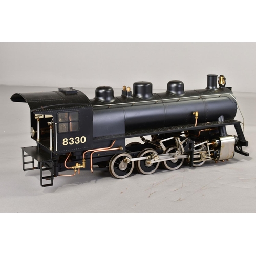 59 - A HANDBUILT 1:16 SCALE 3.5 INCH (89MM) GAUGE LIVE STEAM MODEL OF A CANADIAN NATIONAL RAILWAYS 0-8-0 ... 