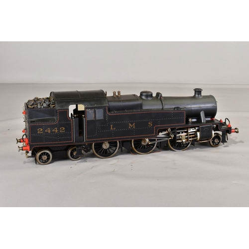 60 - A HANDBUILT 1:16 SCALE 3.5 INCH (89MM) GAUGE STANIER CLASS 4P 2-6-4 TANK LOCOMOTIVE, not tested, has... 