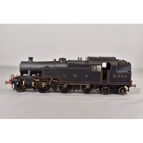 60 - A HANDBUILT 1:16 SCALE 3.5 INCH (89MM) GAUGE STANIER CLASS 4P 2-6-4 TANK LOCOMOTIVE, not tested, has... 