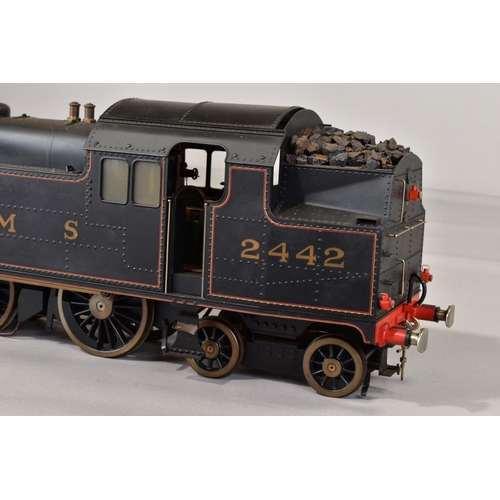 60 - A HANDBUILT 1:16 SCALE 3.5 INCH (89MM) GAUGE STANIER CLASS 4P 2-6-4 TANK LOCOMOTIVE, not tested, has... 