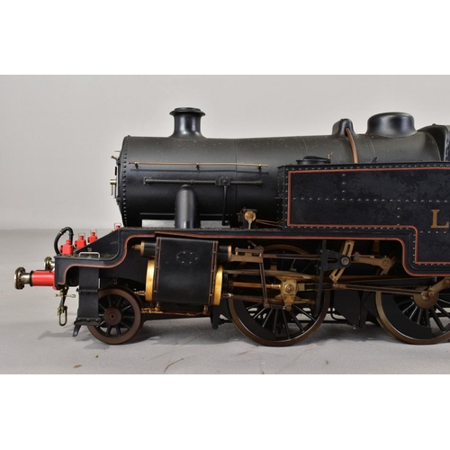 60 - A HANDBUILT 1:16 SCALE 3.5 INCH (89MM) GAUGE STANIER CLASS 4P 2-6-4 TANK LOCOMOTIVE, not tested, has... 