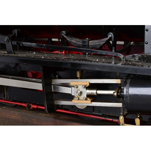 62 - A HANDBUILT 1/8 SCALE 7 1/4 INCH (184MM) GAUGE LIVE STEAM MODEL OF A HUNSLET 0-4-0 SADDLE TANK LOCOM... 