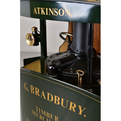 64 - A HANDBUILT 3 INCH SCALE LIVE STEAM MODEL OF AN ATKINSON 6 TON UNDERTYPE STEAM WAGON, not tested, co... 