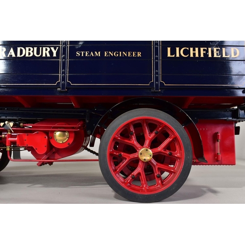 65 - A HANDBUILT 3 INCH SCALE LIVE STEAM MODEL OF A CLAYTON UNDERTYPE STEAM WAGON, 'Ruth', not tested, co... 