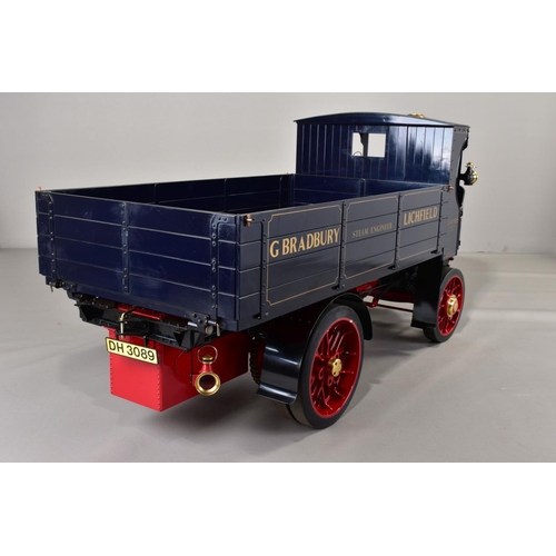 65 - A HANDBUILT 3 INCH SCALE LIVE STEAM MODEL OF A CLAYTON UNDERTYPE STEAM WAGON, 'Ruth', not tested, co... 