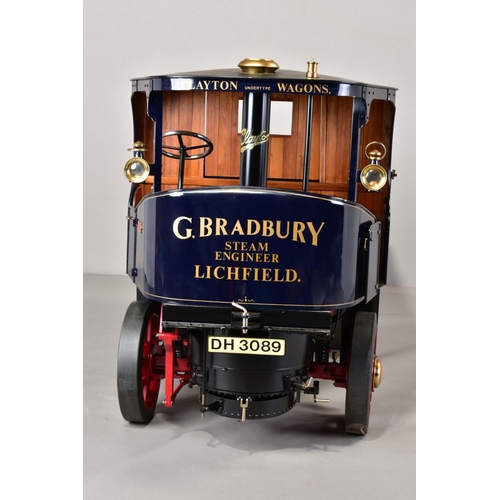 65 - A HANDBUILT 3 INCH SCALE LIVE STEAM MODEL OF A CLAYTON UNDERTYPE STEAM WAGON, 'Ruth', not tested, co... 