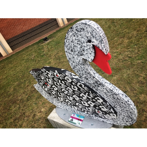 18 - SWAN 'HELPING HANDS', Artist Traci Moss, Sponsor Vodafone Burton on Trent, Sponsored by Marston's Br... 