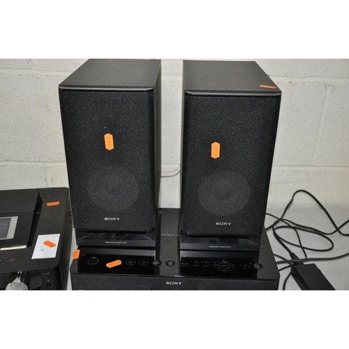 1122 - A SONY NAS S55HDE MUSIC SERVER, a Sony NAS-C5E wireless Network Audio System, a Sony WAP NA1 wireles... 