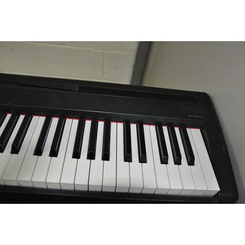 1127 - A YAMAHA P-95 DIGITAL PIANO, with Yamaha Sustain Pedal, folding stand and stool (PAT pass and all ke... 