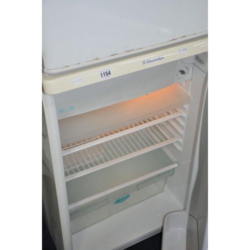 1154 - AN ELECTROLUX UNDER COUNTER ICE BOX FRIDGE, width 55cm (PAT pass and working @ 5 degrees)