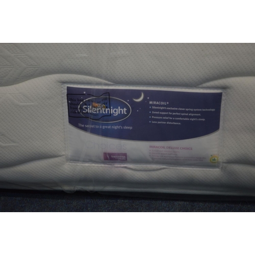 1203 - A SILENT NIGHT MIRACOIL SINGLE MATTRESS