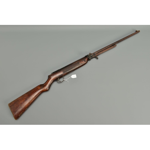 255 - TWO ITEMS consisting of a .22'' Webley & Scott Mk 111 air rifle serial number 23563, the link arms b... 