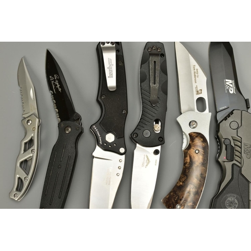 273 - A NUMBER OF SMALL LOCK KNIVES comprising of Lakota, Sandvik, four x Gerber (all different designs), ... 