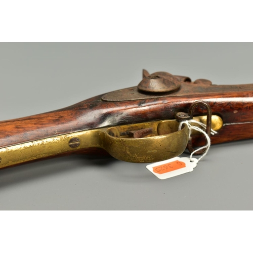 295 - A 577 INCH P53 3 BAND ENFIELD PERCUSSION RIFLE, its lock is marked with Queen Victoria's Cypher and ... 