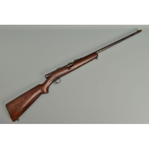 297 - A WINCHESTER .22'' SHORT MODEL 74 SEMI AUTOMATIC RIFLE, serial number 48580, this tubular feed rifle... 