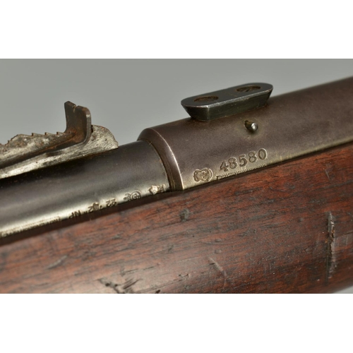 297 - A WINCHESTER .22'' SHORT MODEL 74 SEMI AUTOMATIC RIFLE, serial number 48580, this tubular feed rifle... 