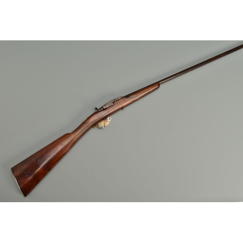 300 - A .410'' 21/2 CHAMBERED SINGLE BARREL SHOTGUN made in Europe fitted with a vertically hinged breech ... 