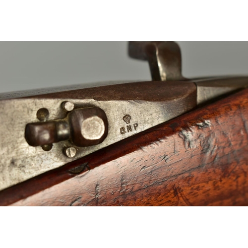 300 - A .410'' 21/2 CHAMBERED SINGLE BARREL SHOTGUN made in Europe fitted with a vertically hinged breech ... 