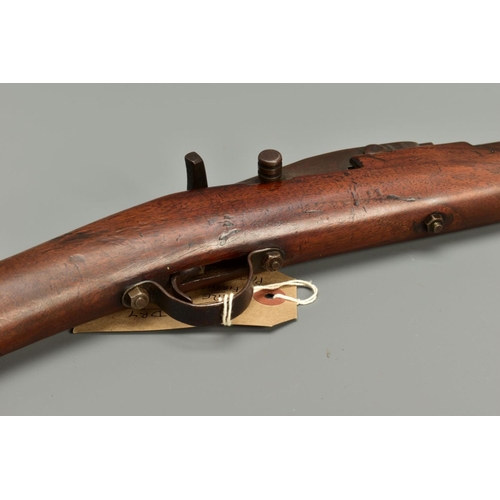 300 - A .410'' 21/2 CHAMBERED SINGLE BARREL SHOTGUN made in Europe fitted with a vertically hinged breech ... 