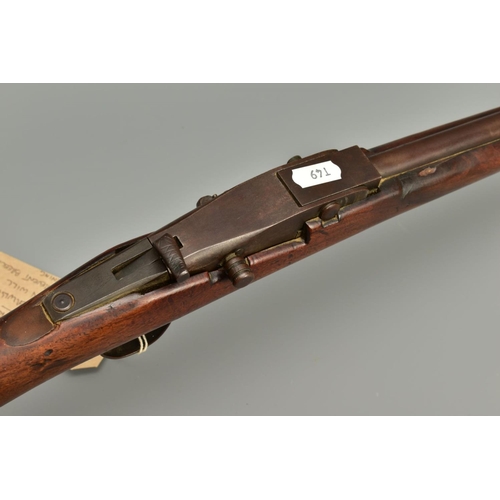 300 - A .410'' 21/2 CHAMBERED SINGLE BARREL SHOTGUN made in Europe fitted with a vertically hinged breech ... 