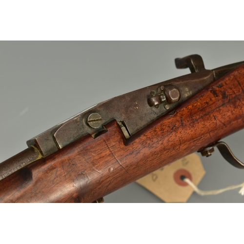 300 - A .410'' 21/2 CHAMBERED SINGLE BARREL SHOTGUN made in Europe fitted with a vertically hinged breech ... 