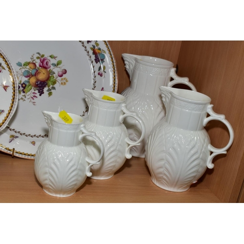 389 - A GROUP OF SPODE, COALPORT AND MASONS CERAMICS, including a Coalport graduated set of four reproduct... 