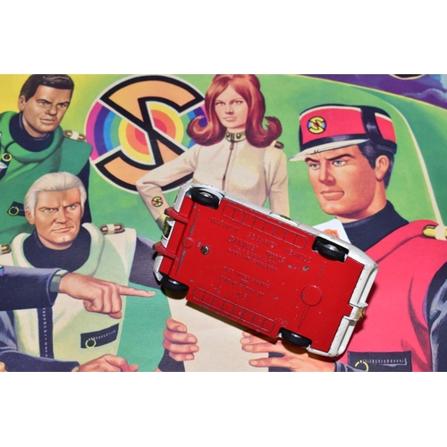 444 - AN ORIGINAL ANGLO CONFECTIONERY CAPTAIN SCARLET AND THE MYSTERONS COLOUR POSTER, from around 1967 an... 