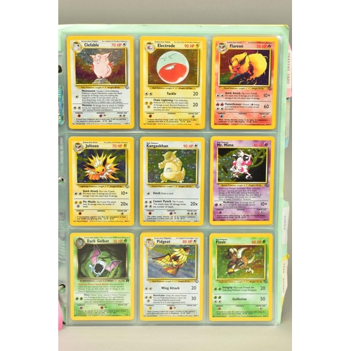 446 - AN EXTENSIVE COLLECTION OF EARLY POKEMON CARDS, including complete Base set, Base set two, Fossil se... 