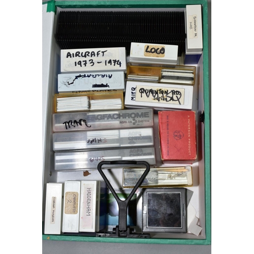 512 - A BOX OF VARIOUS SLIDES RELATING TO TRANSPORT, to include Steam, Ships, Trains, Aircraft etc