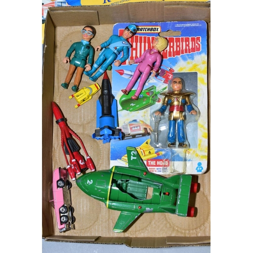 589 - A BOXED MATCHBOX B.B.C.RADIO TIMES LIMITED EDITION THUNDERBIRDS COMMEMORATIVE SET, playworn conditio... 