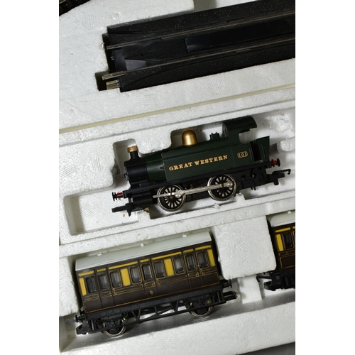 591 - A BOXED HORNBY RAILWAYS 00 GAUGE G.W.R. BRANCH PASSENGER SET, No R788, comprising class 101 Holden t... 