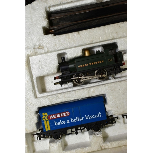 591 - A BOXED HORNBY RAILWAYS 00 GAUGE G.W.R. BRANCH PASSENGER SET, No R788, comprising class 101 Holden t... 