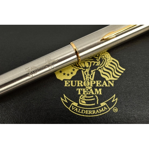 6 - A SELECTION OF PENS, to include a cased parker sonnet stainless steel gold trim ballpoint pen, a par... 