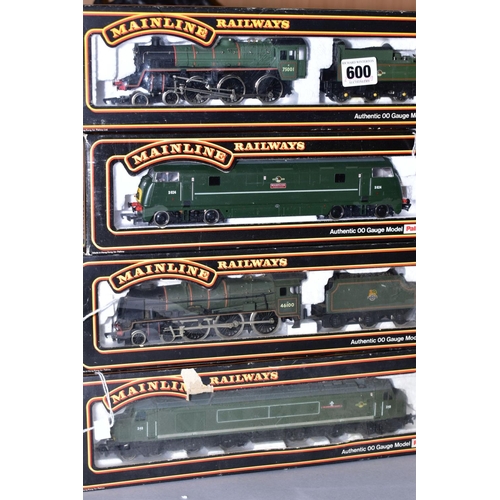 600 - FOUR BOXED MAINLINE RAILWAYS OO GAUGE LOCOMOTIVES, rebuilt Royal Scot class 'Royal Scot' No.46100 (3... 