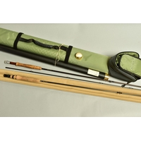 A SAGE XP 690 GRAPHITE IIIE 9' TWO PIECE FLY FISHING ROD, #6, 3 1/2 oz, in branded  cloth bag and all