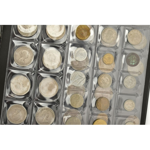 120 - A BOX OF COINS AND COMMEMORATIVES, to include a coin album and small amounts other coinage eg. old o... 