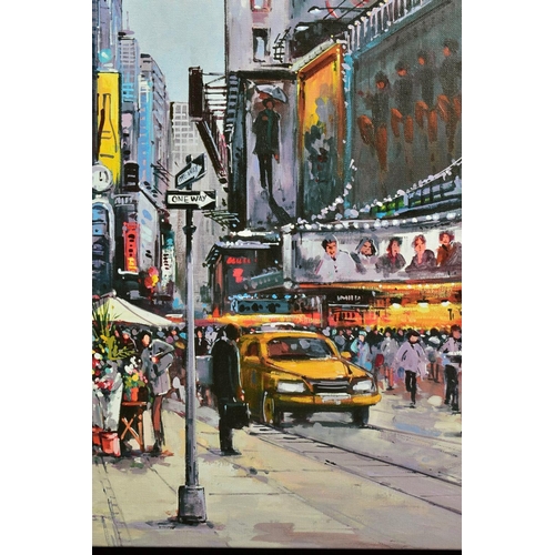 324 - HENDERSON CISZ (BRAZIL 1960) 'TIMES SQUARE IN BLOOM' an artist proof print, signed bottom right, no ... 