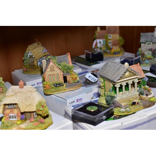 354 - TWENTY EIGHT  BOXED LILLIPUT LANE SCULPTURES FROM SYMBOL OF MEMBERSHIP/COLLECTORS CLUB FREE GIFT, al... 