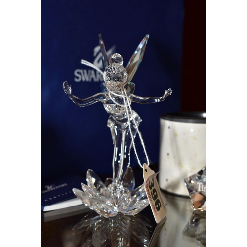 396 - A BOXED SWAROVSKI CRYSTAL TINKERBELL LIMITED EDITION 2008, first of a limited edition Disney series,... 