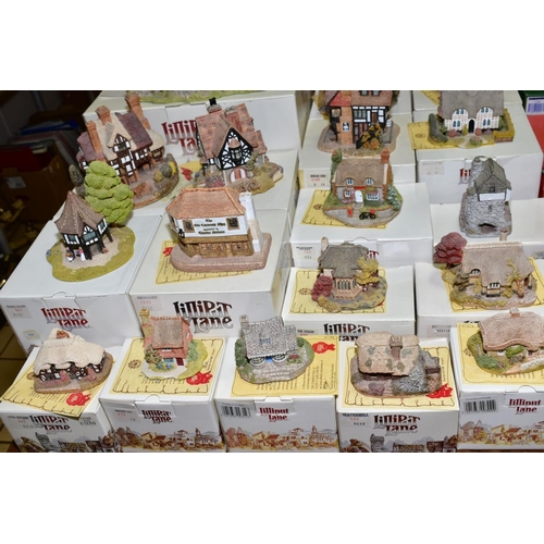 425 - EIGHTEEN BOXED LILLIPUT LANE SCULPTURES, all with deeds except where mentioned, comprising twelve fr... 