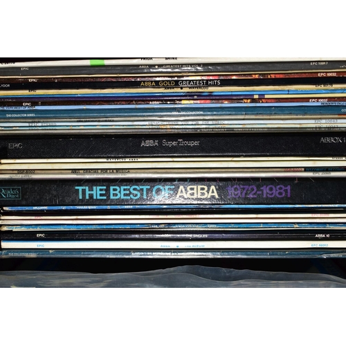 496 - THREE LP CASES CONTAINING OVER ONE HUNDRED 12'' LPS INCLUDING Jethro Tull, U2, James Brown, Abba, Ru... 